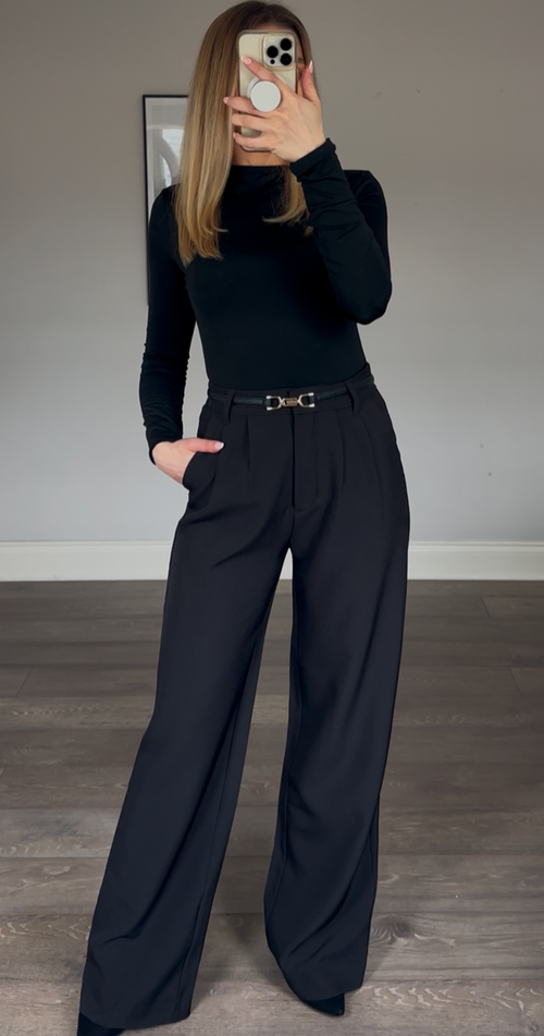 Mode Wide-Leg Trousers